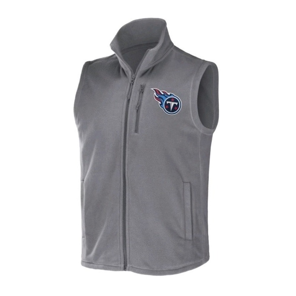 Tennessee Titans NFL x Darius Rucker Polar Fleece Full-Zip Vest Jacket SIZE XL